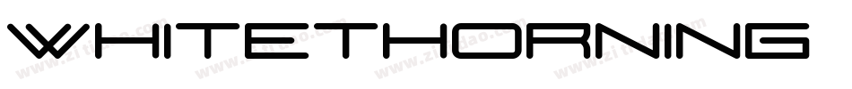 Whitethorning Bold字体转换